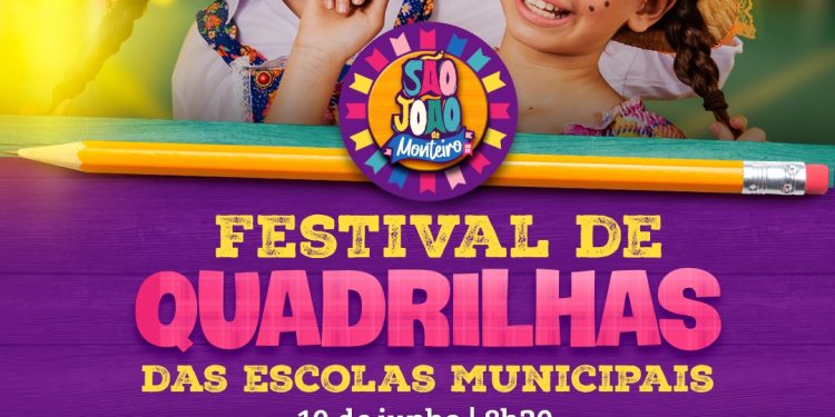 Clima junino contagia a cidade de Monteiro com Festival de Quadrilhas Escolares
