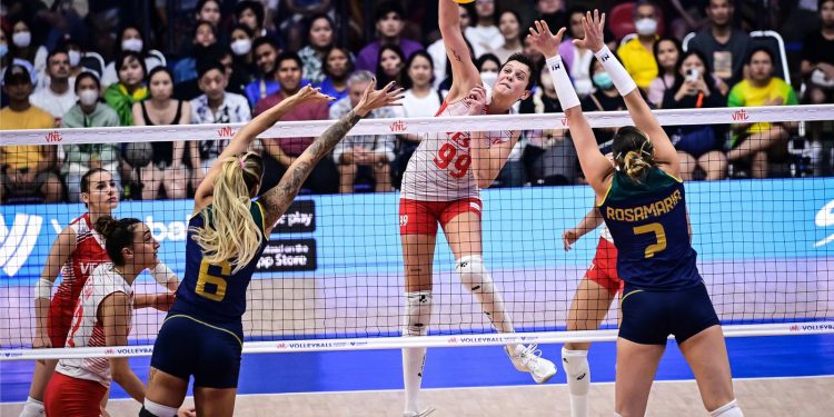 Seleção feminina é superada pela Turquia na Liga das Nações de vôlei