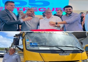 Frei Martinho-PB recebe mais um ônibus escolar do Governo da Paraíba