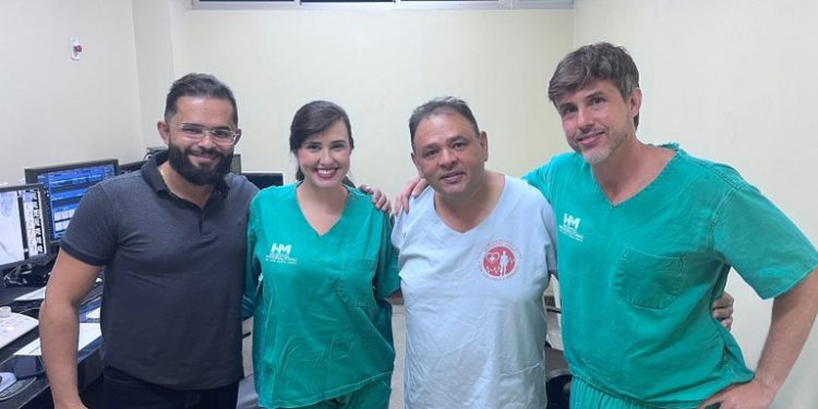 Serviço de Hemodinâmica em Campina realiza procedimento inédito para tratamento de aneurisma raro
