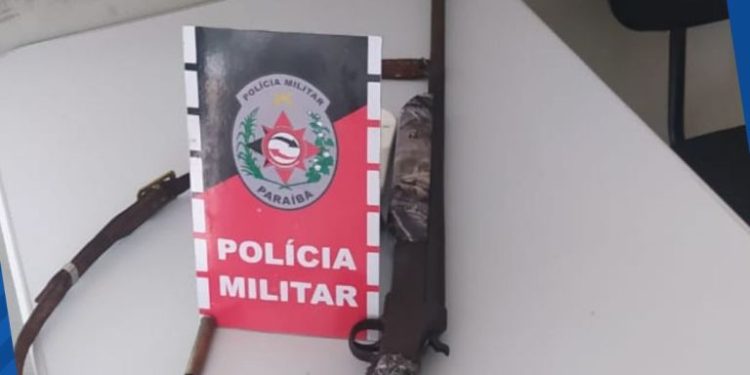 OPERAÇÃO SEMANA SANTA: POLÍCIA MILITAR APREENDE ARMA DE FOGO NA ZONA RURAL DE MÃE D’ÀGUA.