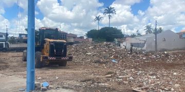 Obras de ampliação do Parque do Povo estão em ritmo acelerado