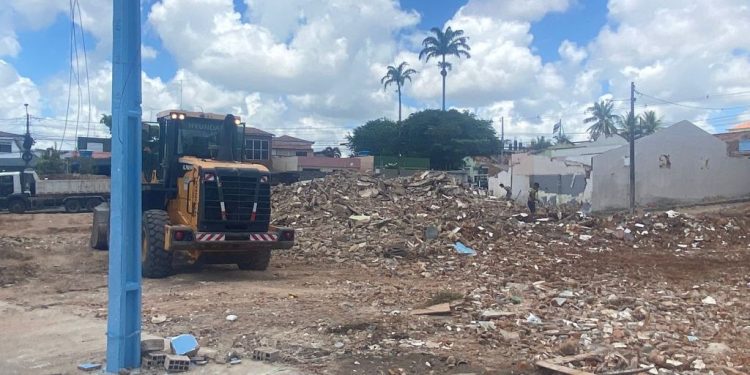Obras de ampliação do Parque do Povo estão em ritmo acelerado