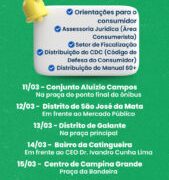 Semana do Consumidor do Procon-CG 2024 começa pelo Aluízio Campos