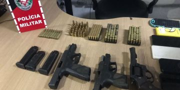 Em Lucena: 9 integrantes de facção criminosa são detidos com armas e munições em menos de 12h