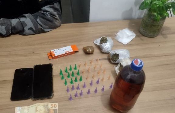 Polícia Militar prende suspeitos de tentar arremessar drogas dentro de penitenciária em Sousa