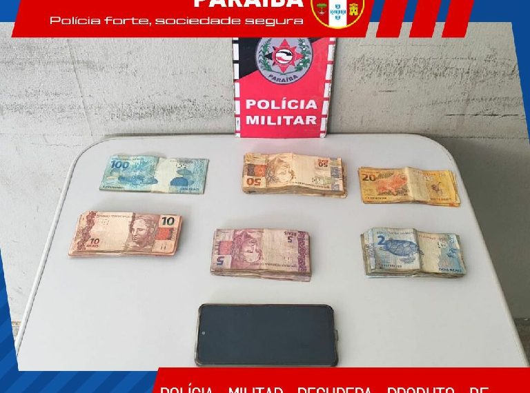 POLÍCIA MILITAR RECUPERA PRODUTO DE ROUBO NA CIDADE DE TEIXEIRA