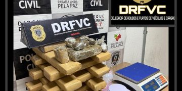 JOÃO PESSOA: Polícia Civil apreende 21 quilos de maconha, cocaína e crack