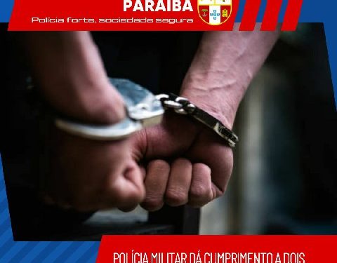 POLÍCIA MILITAR DÁ CUMPRIMENTO A DOIS MANDADOS DE PRISÃO NA CIDADE DE TEIXEIRA. POLÍCIA MILITAR DÁ CUMPRIMENTO A DOIS MANDADOS DE PRISÃO NA CIDADE DE TEIXEIRA.