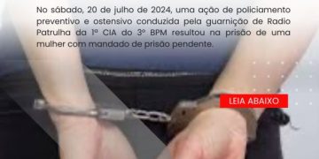 POLÍCIA MILITAR CUMPRE MANDADO DE PRISÃO NA CIDADE DE PATOS