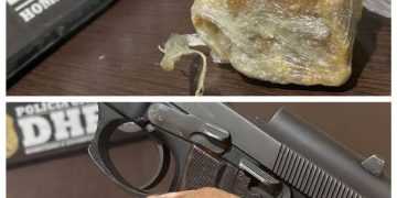 PATOS: Polícia Civil apreende arma, munições e drogas; duas pessoas são presas em flagra