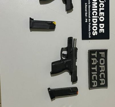 Operação policial contra grupos criminosos apreende armas e munições no município de Caaporã Operação policial contra grupos criminosos apreende armas e munições no município de Caaporã