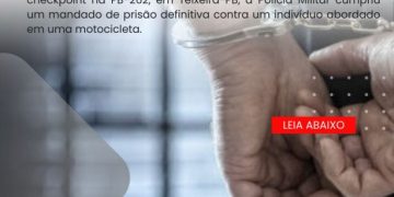 POLÍCIA MILITAR CUMPRE MANDADO DE PRISÃO DURANTE AÇÃO NA PB-262, EM TEIXEIRA-PB.