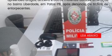 POLÍCIA MILITAR APREENDE DROGAS NO BAIRRO LIBERDADE, EM PATOS-PB.
