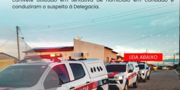 RESPOSTA RÁPIDA: POLÍCIA MILITAR APREENDE ARMA BRANCA E CONDUZ SUSPEITO DE TENTATIVA DE HOMICÍDIO EM CONDADO.
