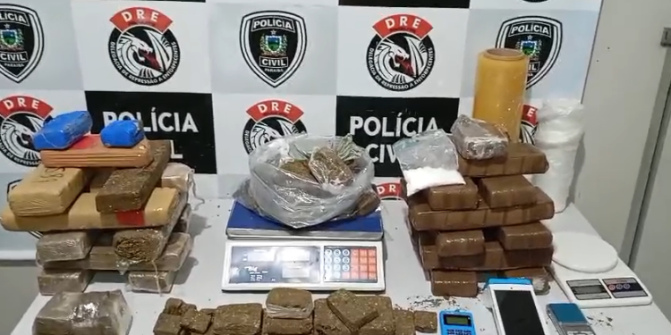 EM CAMPINA: Polícia Civil apreende 40 quilos de maconha e prende três pessoas