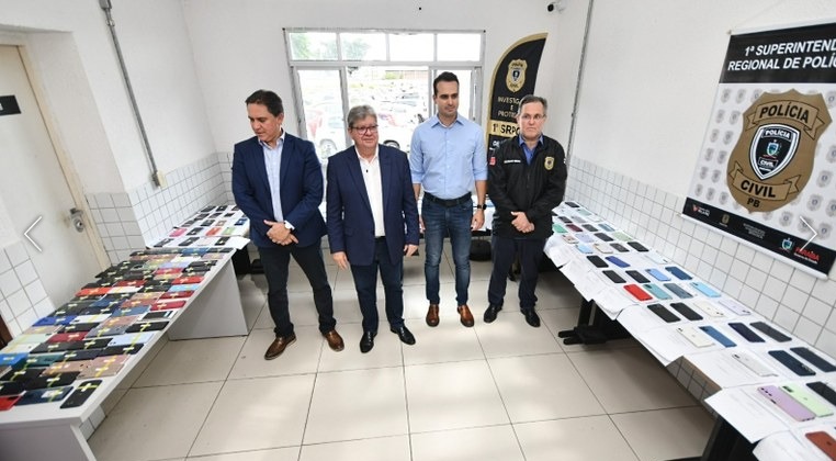 AMANHÃ: Polícia Civil fará a entrega de mais 338 telefones celulares roubados ou furtados aos seus respectivos donos em João Pessoa