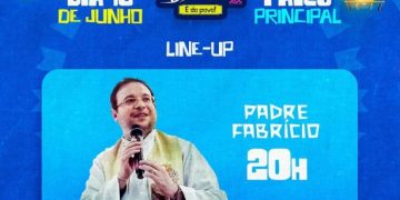 Padre Fabrício é atração desta quarta no São João de Sumé