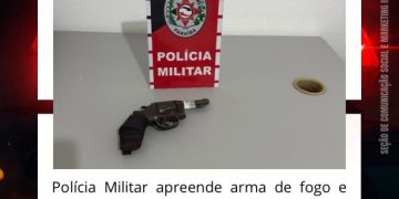 POLÍCIA MILITAR APREENDE ARMA DE FOGO APÓS PERSEGUIÇÃO NA ZONA RURAL DE SÃO JOSÉ DE ESPINHARAS.