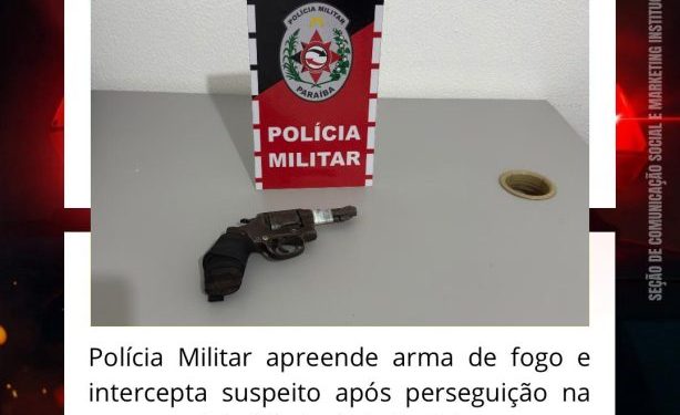 POLÍCIA MILITAR APREENDE ARMA DE FOGO APÓS PERSEGUIÇÃO NA ZONA RURAL DE SÃO JOSÉ DE ESPINHARAS. POLÍCIA MILITAR APREENDE ARMA DE FOGO APÓS PERSEGUIÇÃO NA ZONA RURAL DE SÃO JOSÉ DE ESPINHARAS.