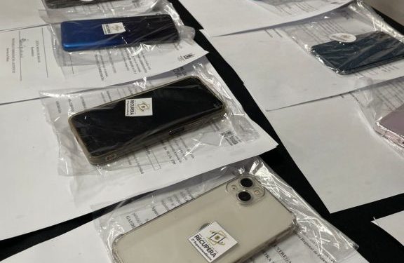 OPERAÇÃO RECUPERA: Polícia Civil entrega mais 50 celulares que foram furtados ou roubados em Campina Grande