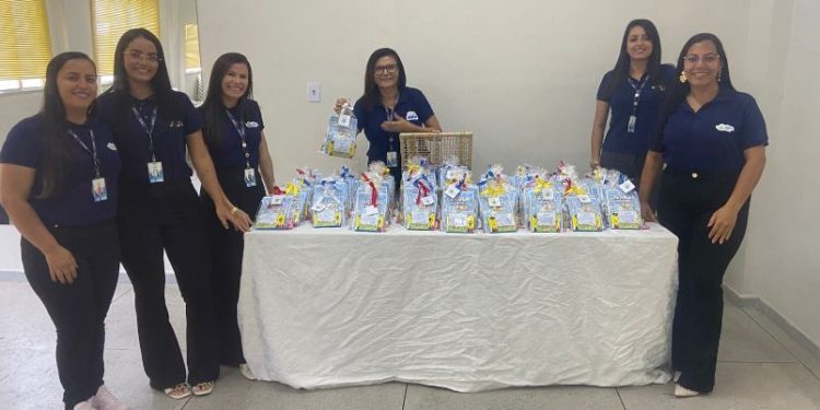 Assistência Social entrega lembrança às crianças atendidas pelo Programa Primeira Infância